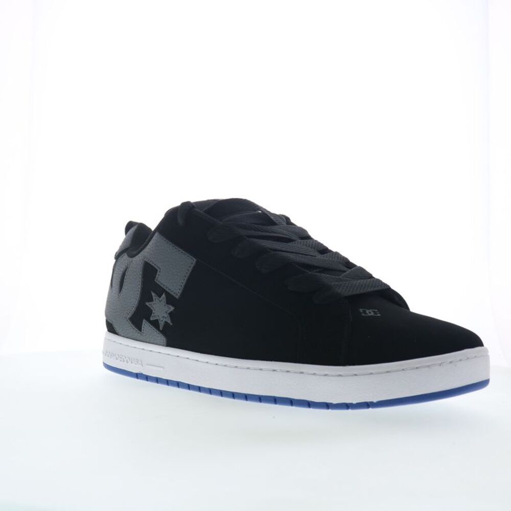 DC Mens Court Graffik Black Shoes (NWT) - Picture 2 of 7